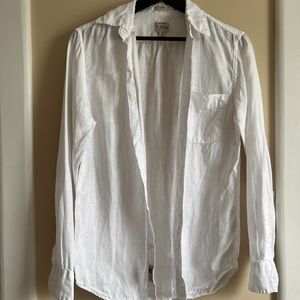 J.Crew NWOT Linen Button Down